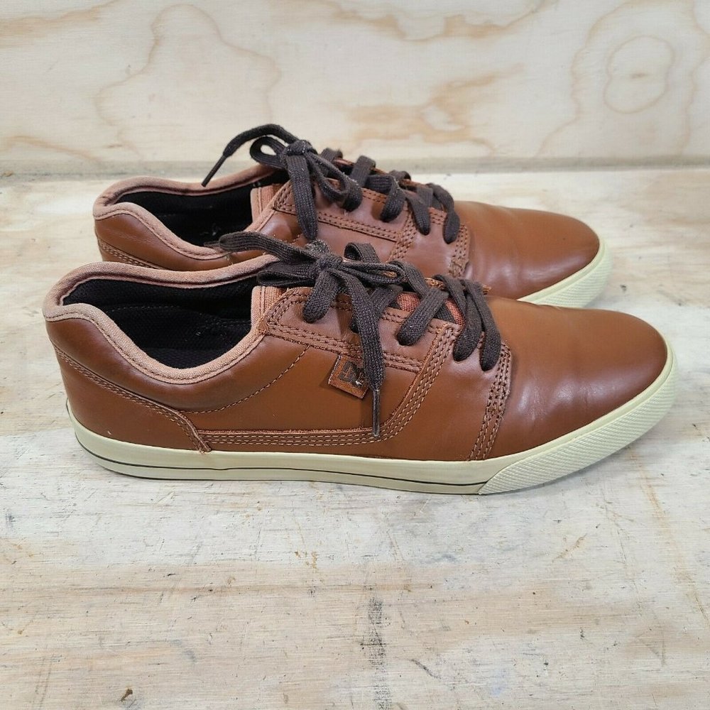 DC Shoes‎ Tonik SE  Size 9 Low Rise Skater Trainers Sneakers Shoes Brown Leather